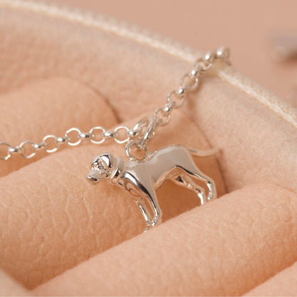 Labrador Dainty Chain Bracelet - Personalised - Sterling Silver - MYLEE London