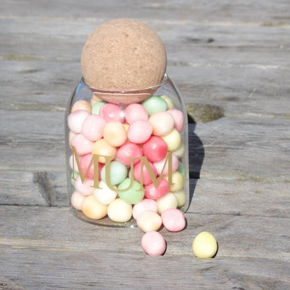 Mother's Day Glass Storage Jars with Cork Stopper - MYLEE London