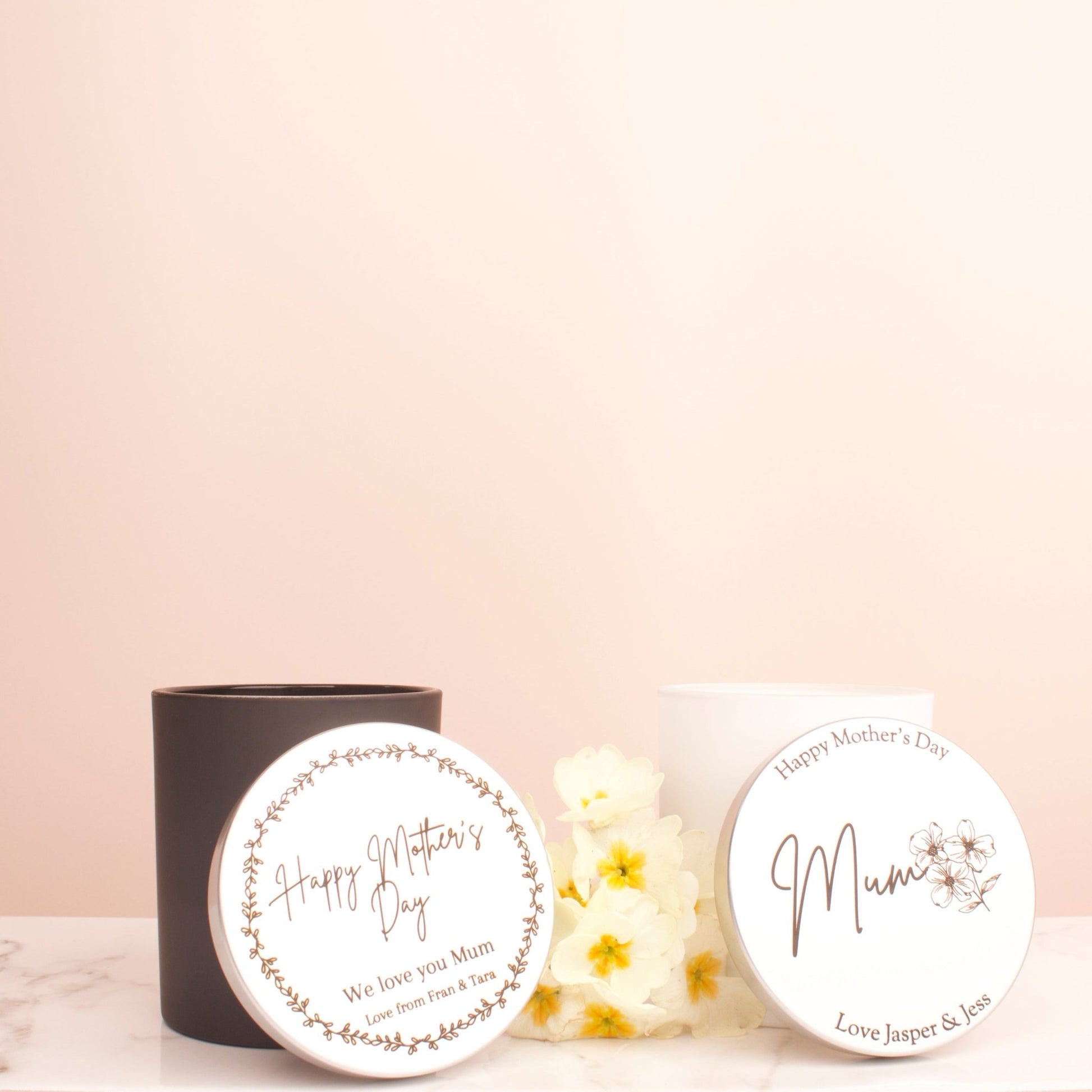 Mother's Day Personalised Soy Wax Scented Candle With Metal Lid - MYLEE London