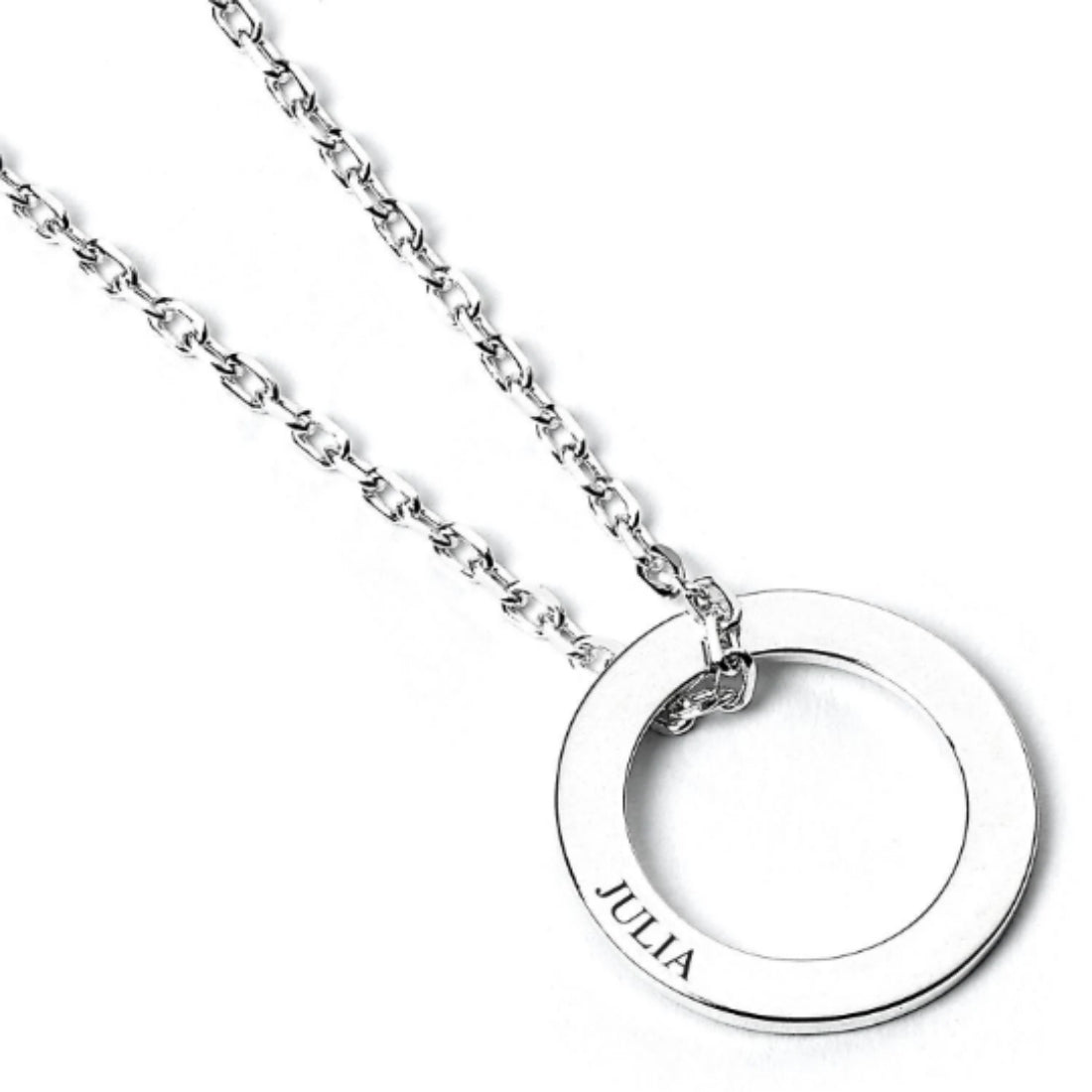 Mother's Day Sterling Silver Personalised Ring Necklace - MYLEE London