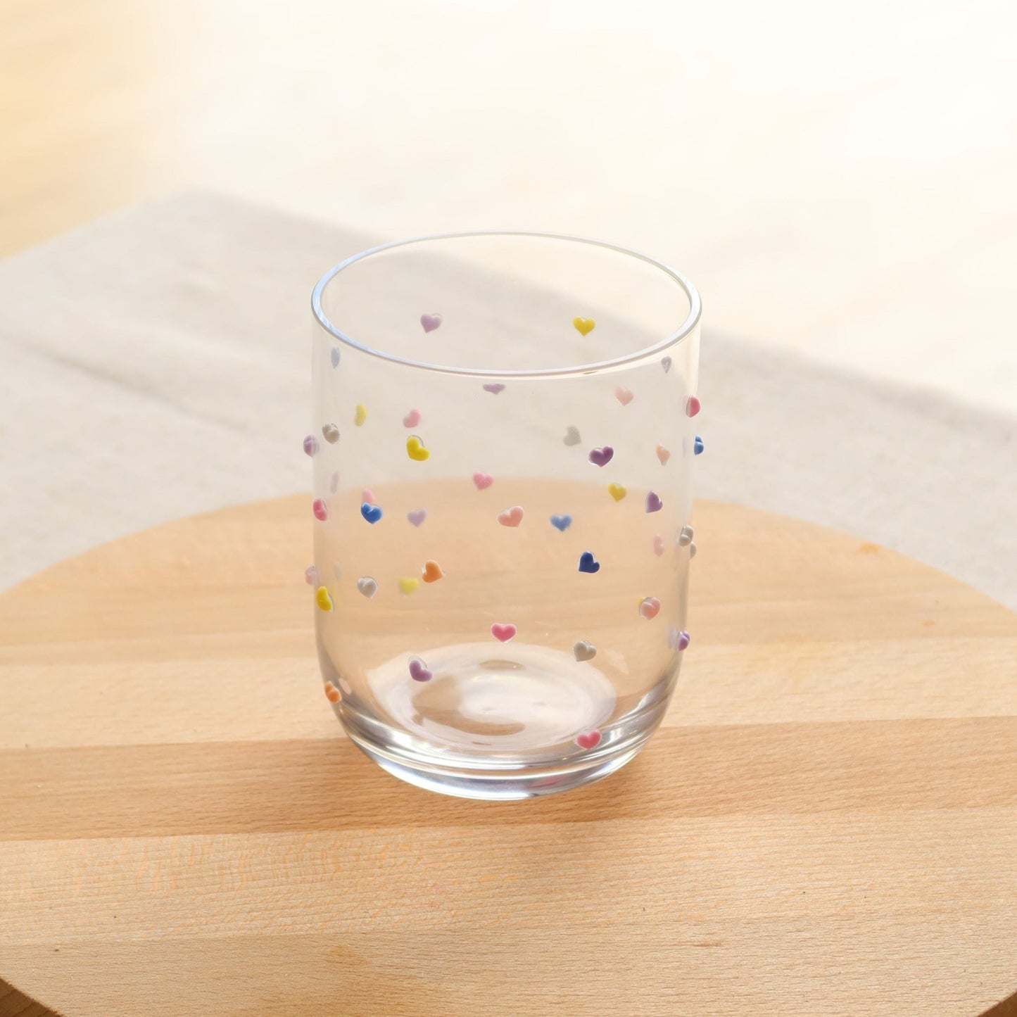 Multicoloured Love Heart Glasses - MYLEE London