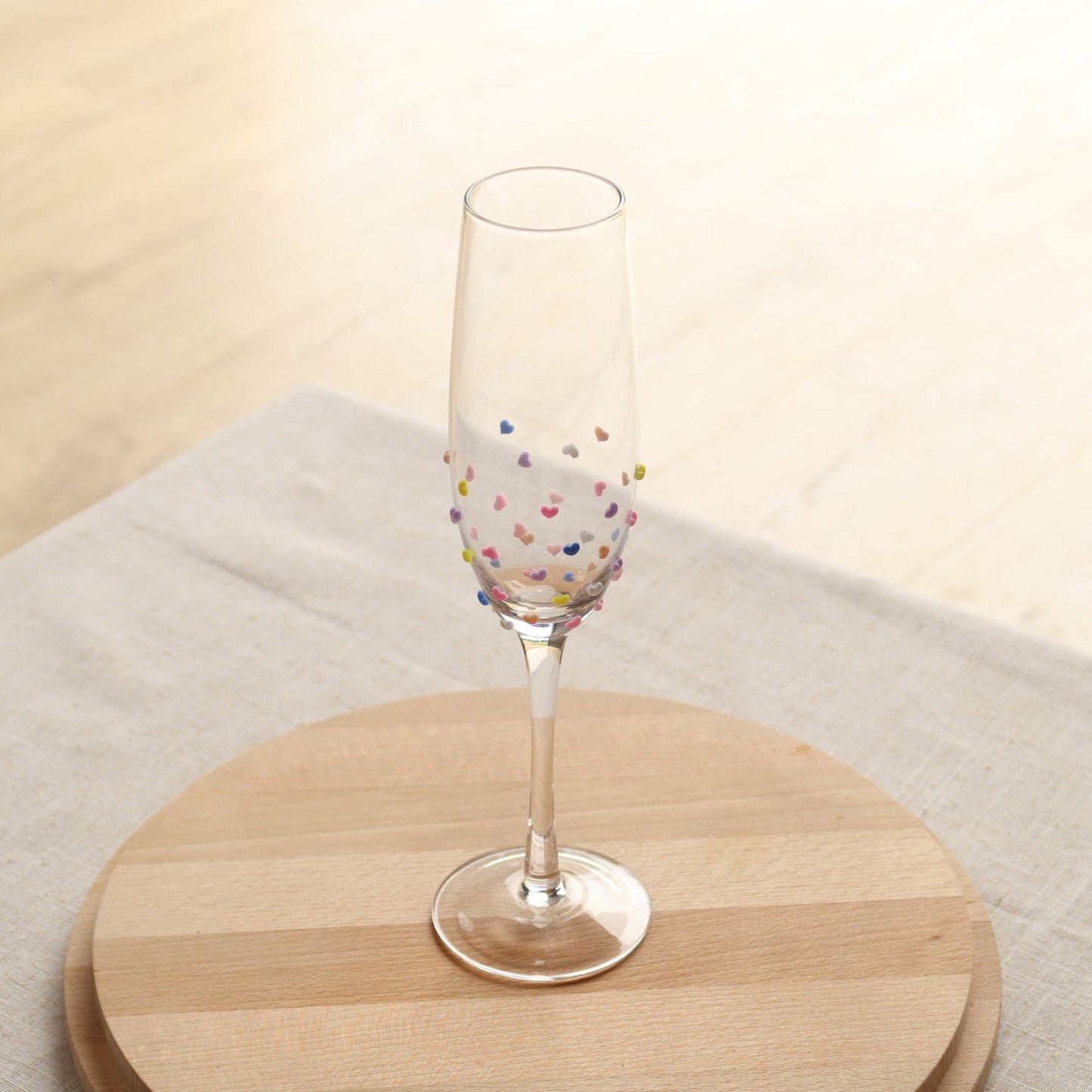 Multicoloured Love Heart Glasses - MYLEE London