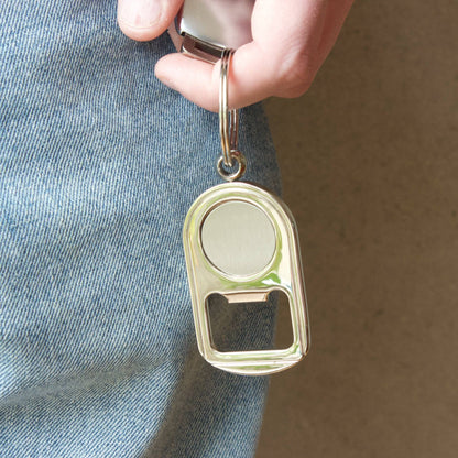 Personalised Bottle Opener Keyring - MYLEE London