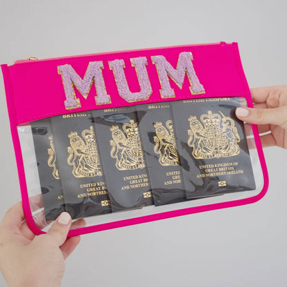 Personalised Clear Travel Pouches - MYLEE London