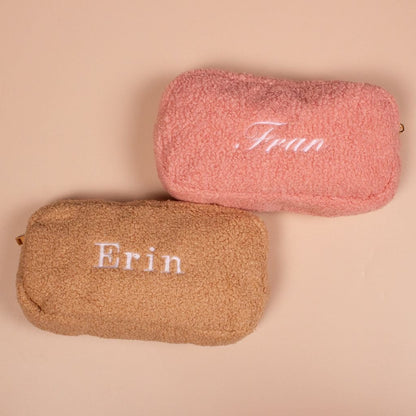 Personalised Embroidered Make - Up Cosmetics Bag - MYLEE London