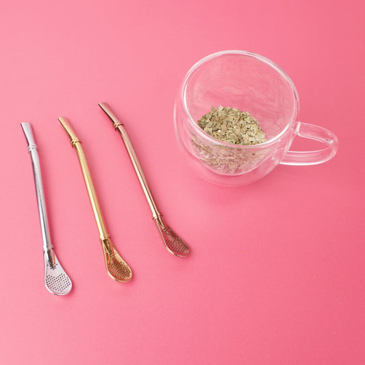 Personalised Filtered Yerba Mate Bombilla Straw - MYLEE London