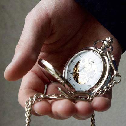 Personalised Mechanical Pocket Watch - MYLEE London