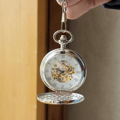 Personalised Mechanical Pocket Watch - MYLEE London