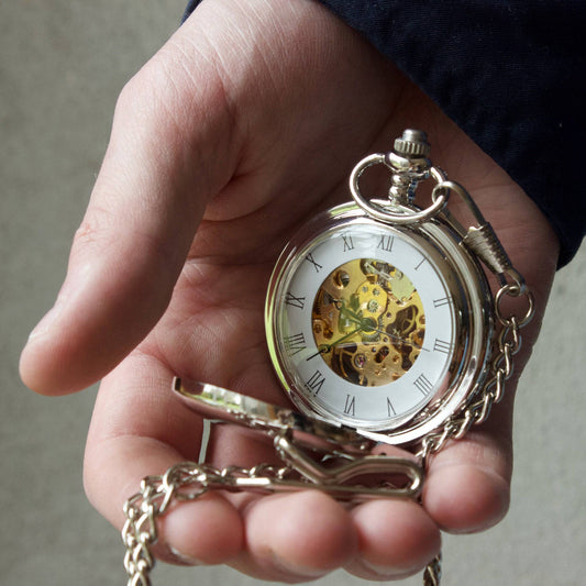 Personalised Mechanical Pocket Watch - MYLEE London