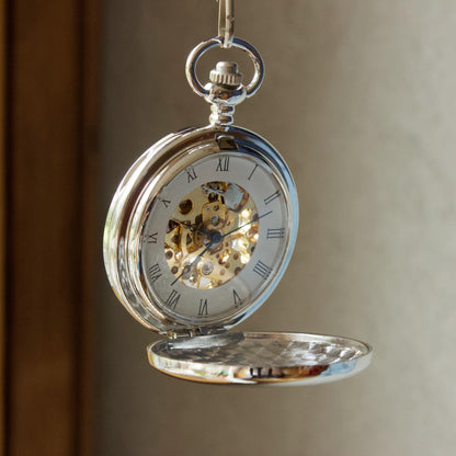 Personalised Mechanical Pocket Watch - MYLEE London