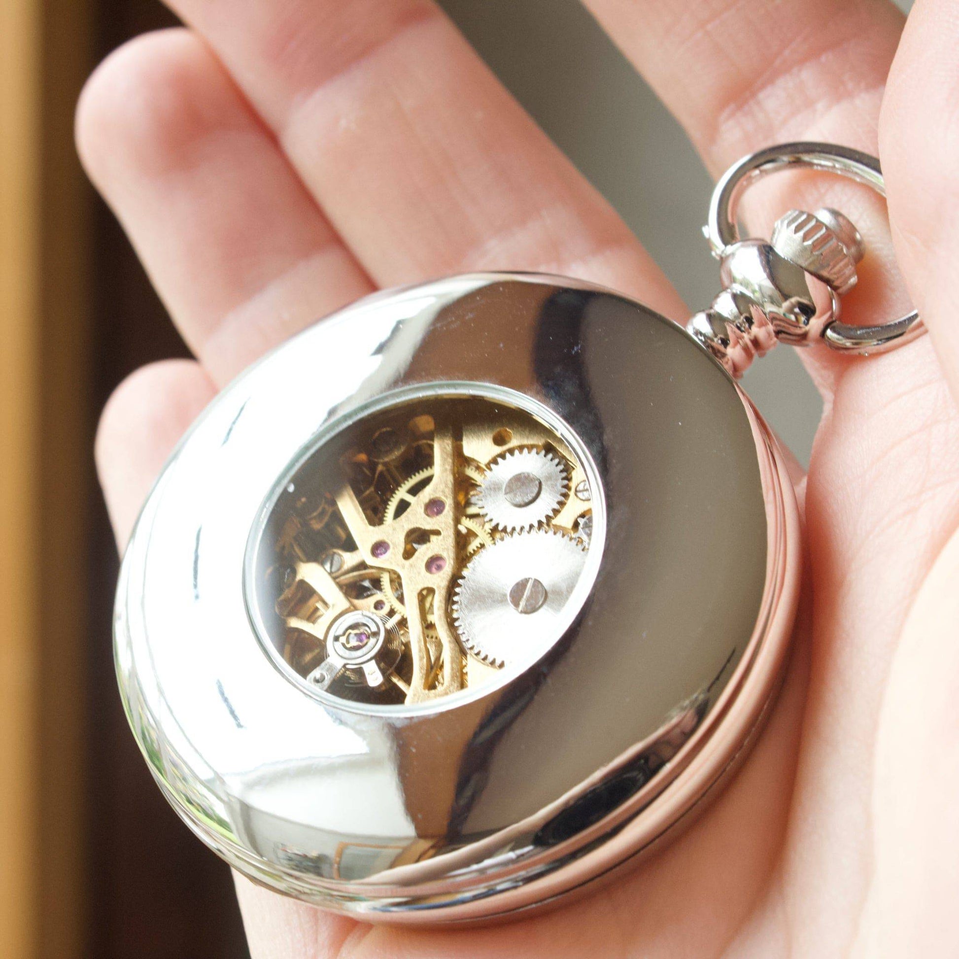 Personalised Mechanical Pocket Watch - MYLEE London