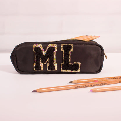 Personalised Pencil Case with Glitter or Pearl Letters - MYLEE London