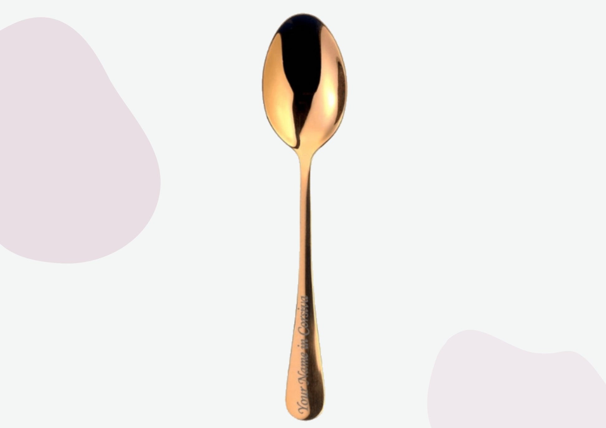 Personalised Stainless Dessert Spoon - MYLEE London