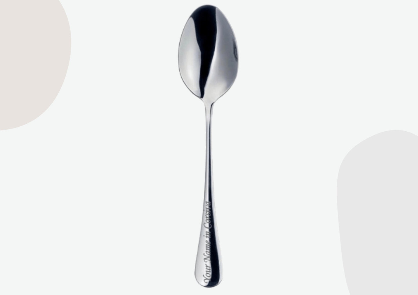 Personalised Stainless Steel Teaspoon - MYLEE London