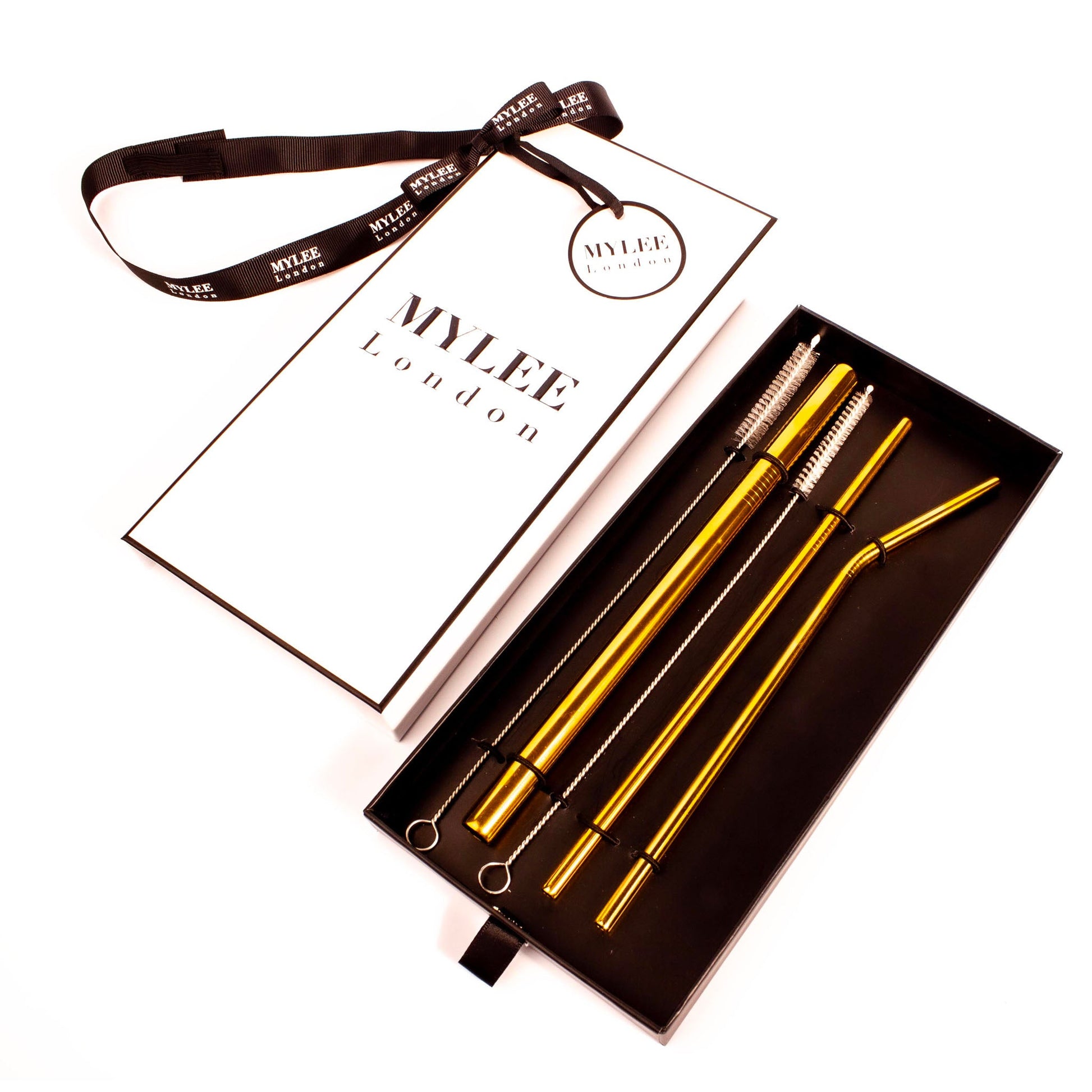 Personalised Straw Gift Set with Free Gift Wrapping - MYLEE London