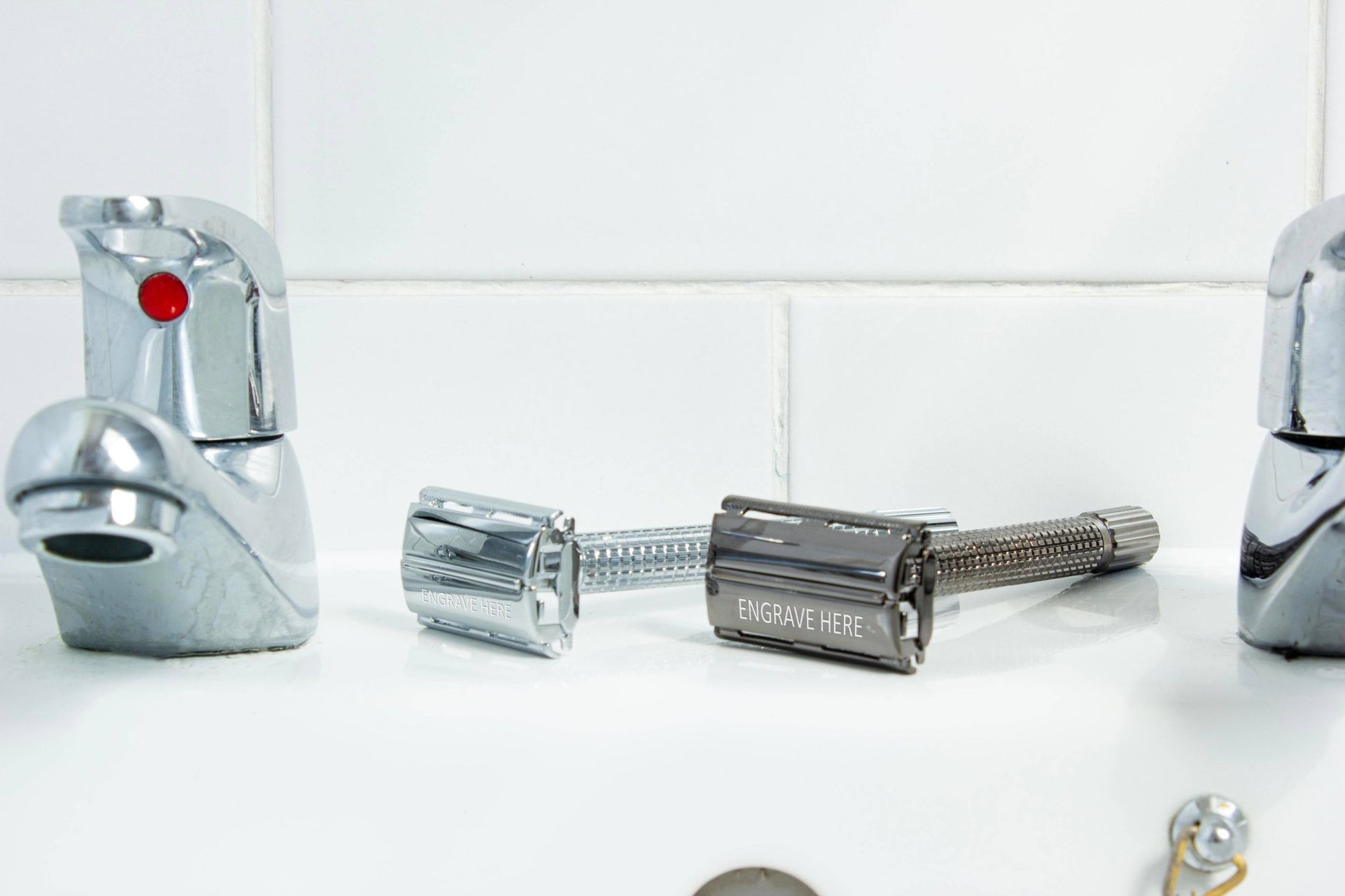 Personalised Traditional Twist Safety Razor - MYLEE London