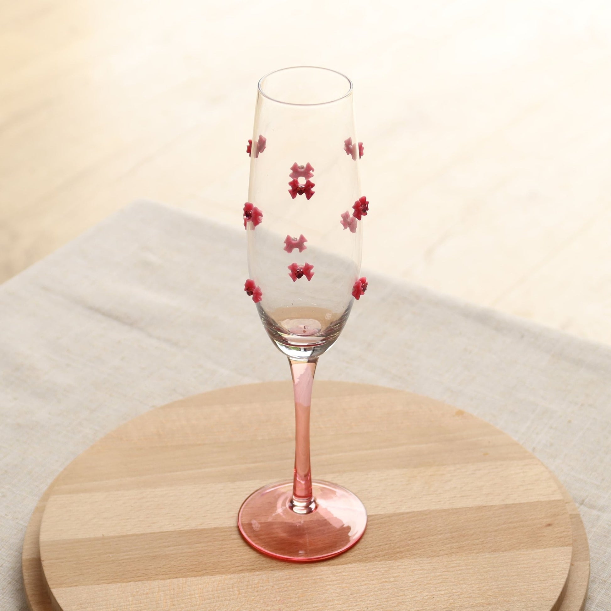 Pink Bow Glasses - MYLEE London