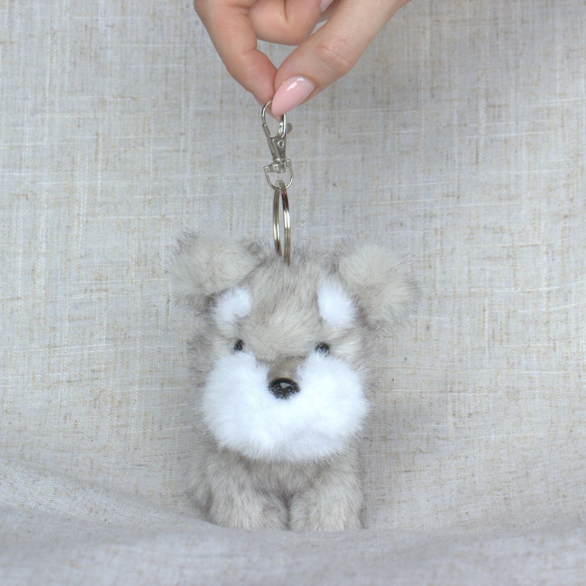 Plush Animal Key Ring - MYLEE London