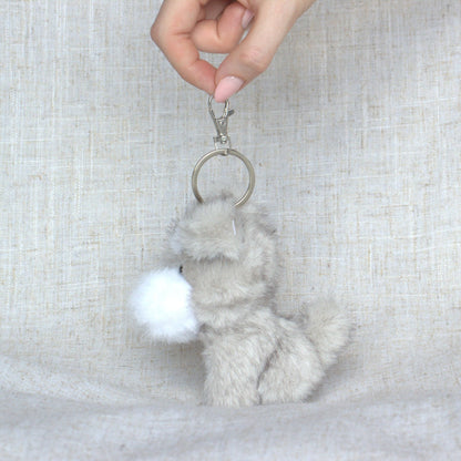 Plush Animal Key Ring - MYLEE London