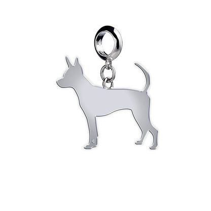 Russian Toy Silhouette Silver Charm - MYLEE London