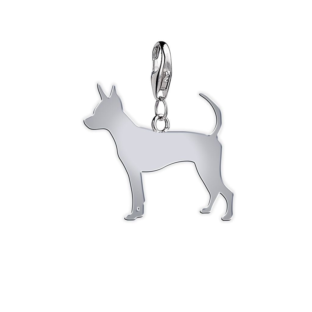 Russian Toy Silhouette Silver Charm - MYLEE London