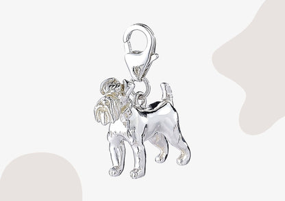 Schnauzer Silver Charm - MYLEE London