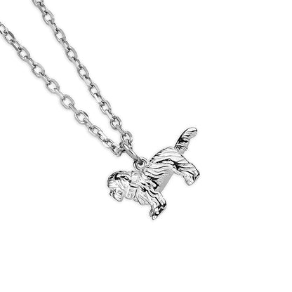 Shih Tzu Silver Necklace - Personalised - MYLEE London