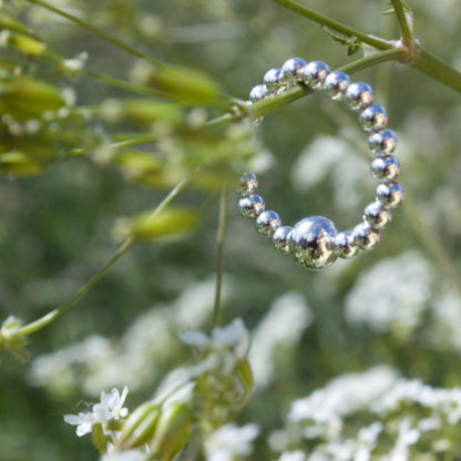 Silver Ball Bead Ring - MYLEE London