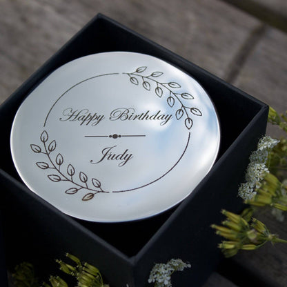 Soy Wax Scented Candle With Personalised Metal Lid - MYLEE London