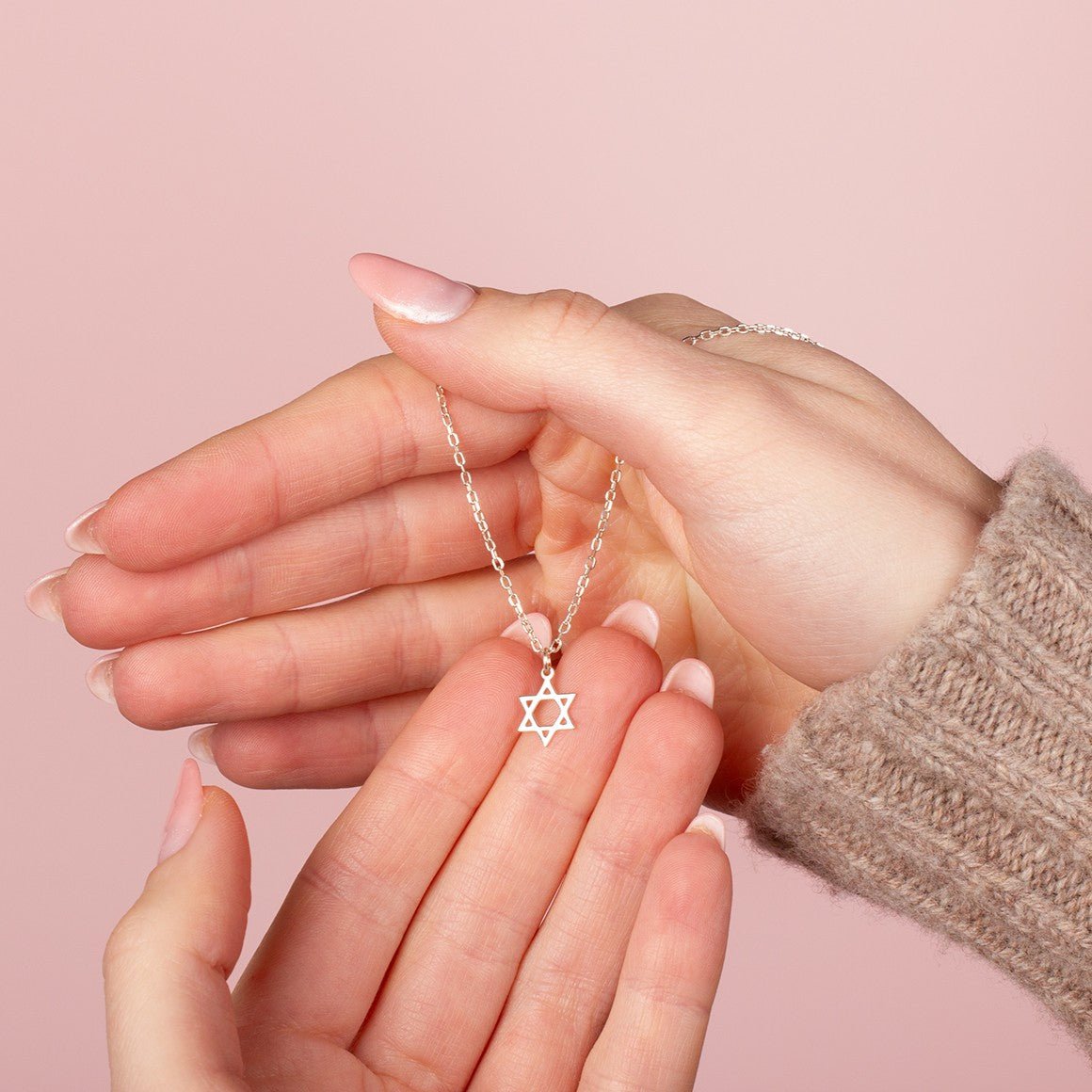 Star of David Necklace - Sterling Silver - MYLEE London
