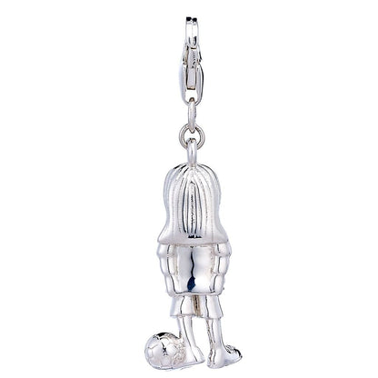 Sterling Silver Footballer Charm - MYLEE London