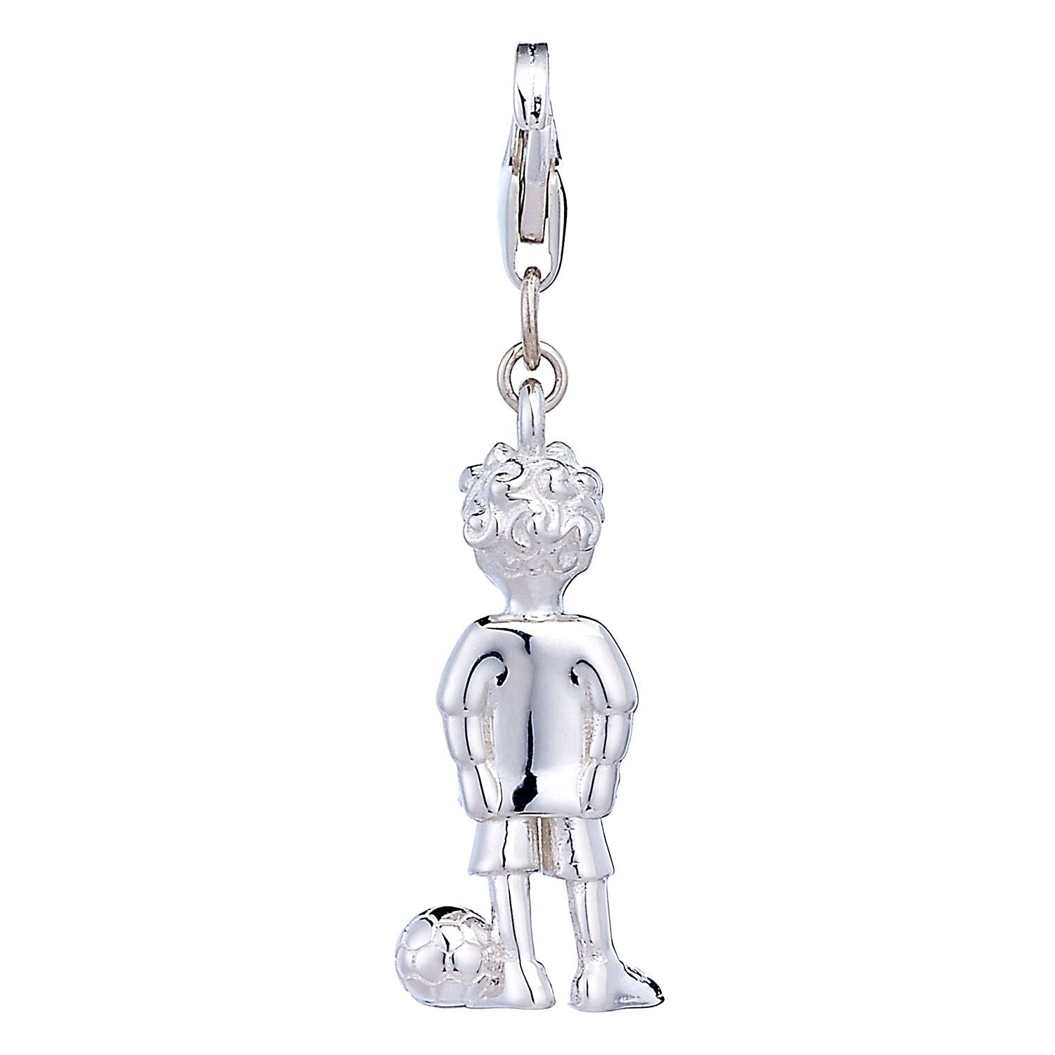 Sterling Silver Footballer Charm - MYLEE London
