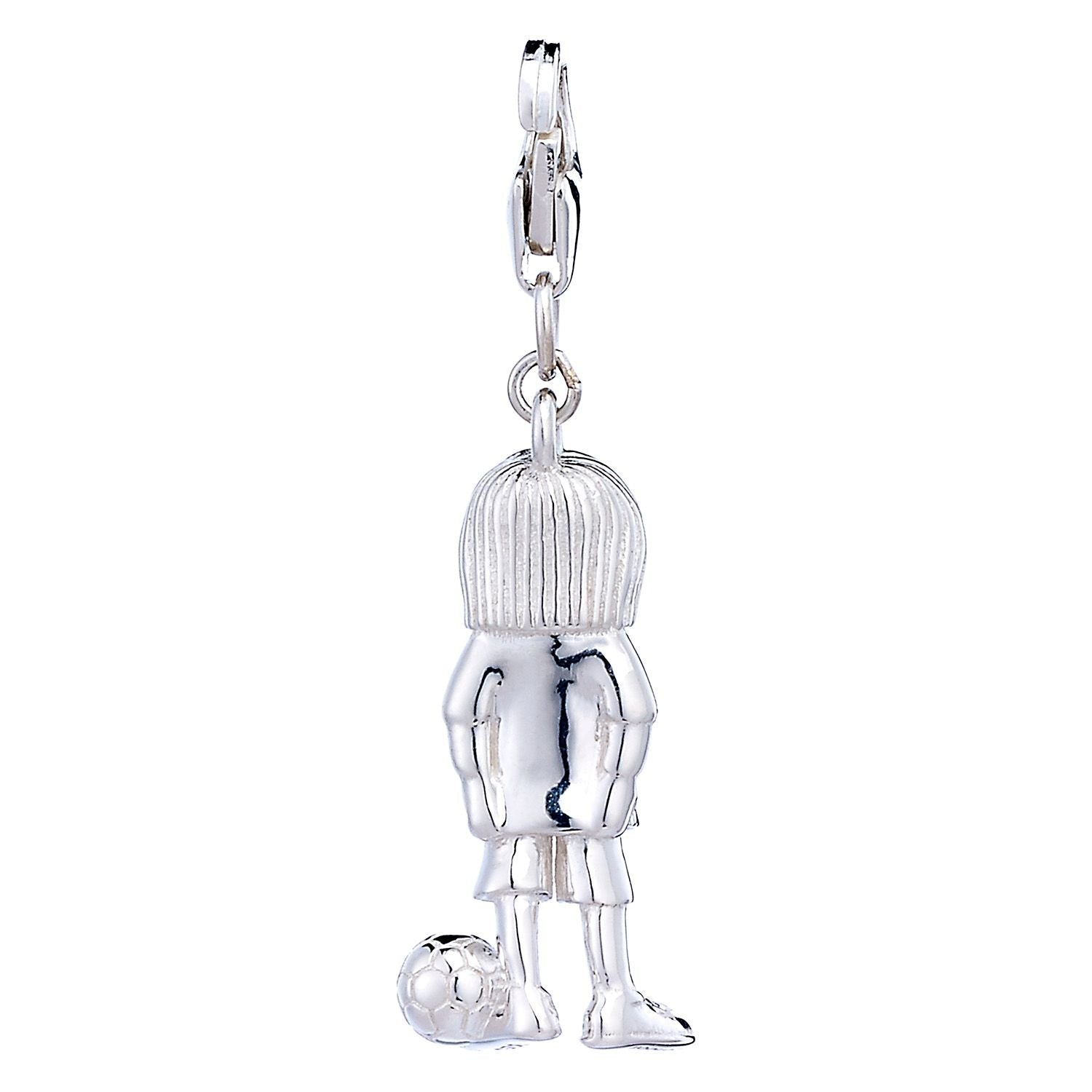 Sterling Silver Footballer Charm - MYLEE London