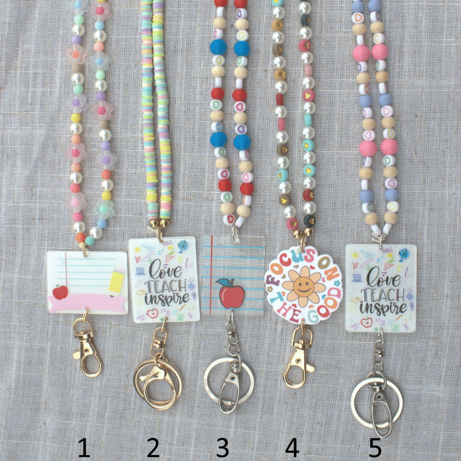Thank You Teacher Lanyard with Card Holder - MYLEE London