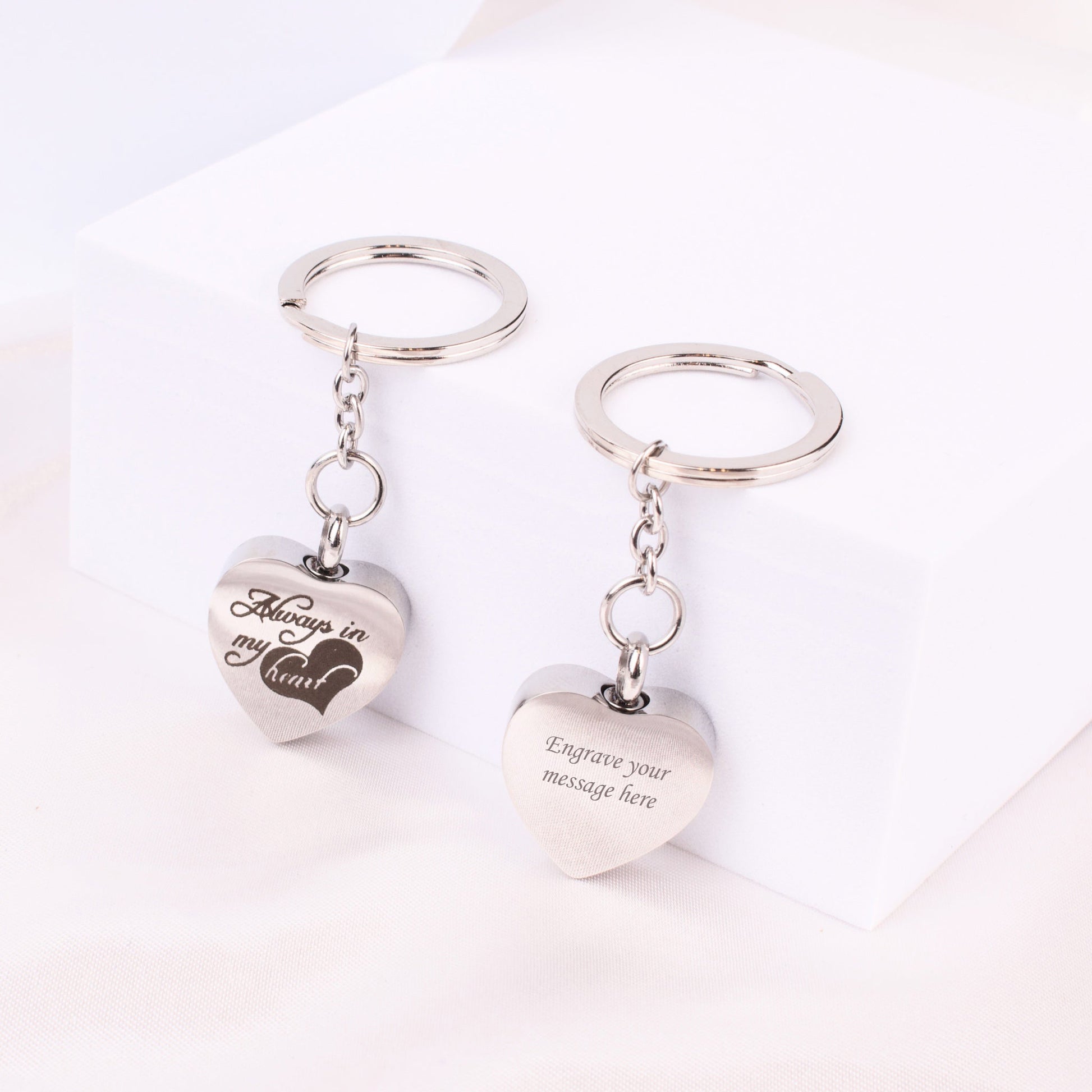 Urn Keyring for Pet Cremation Ashes - Personalised - MYLEE London