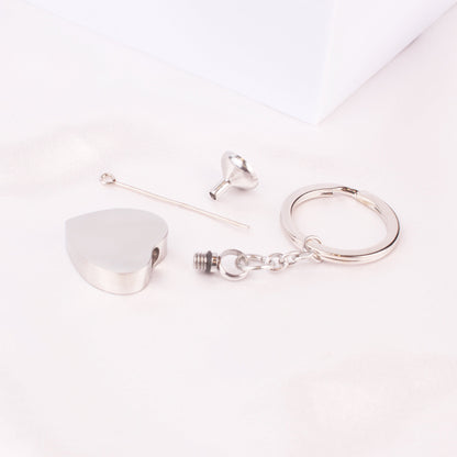 Urn Keyring for Pet Cremation Ashes - Personalised - MYLEE London