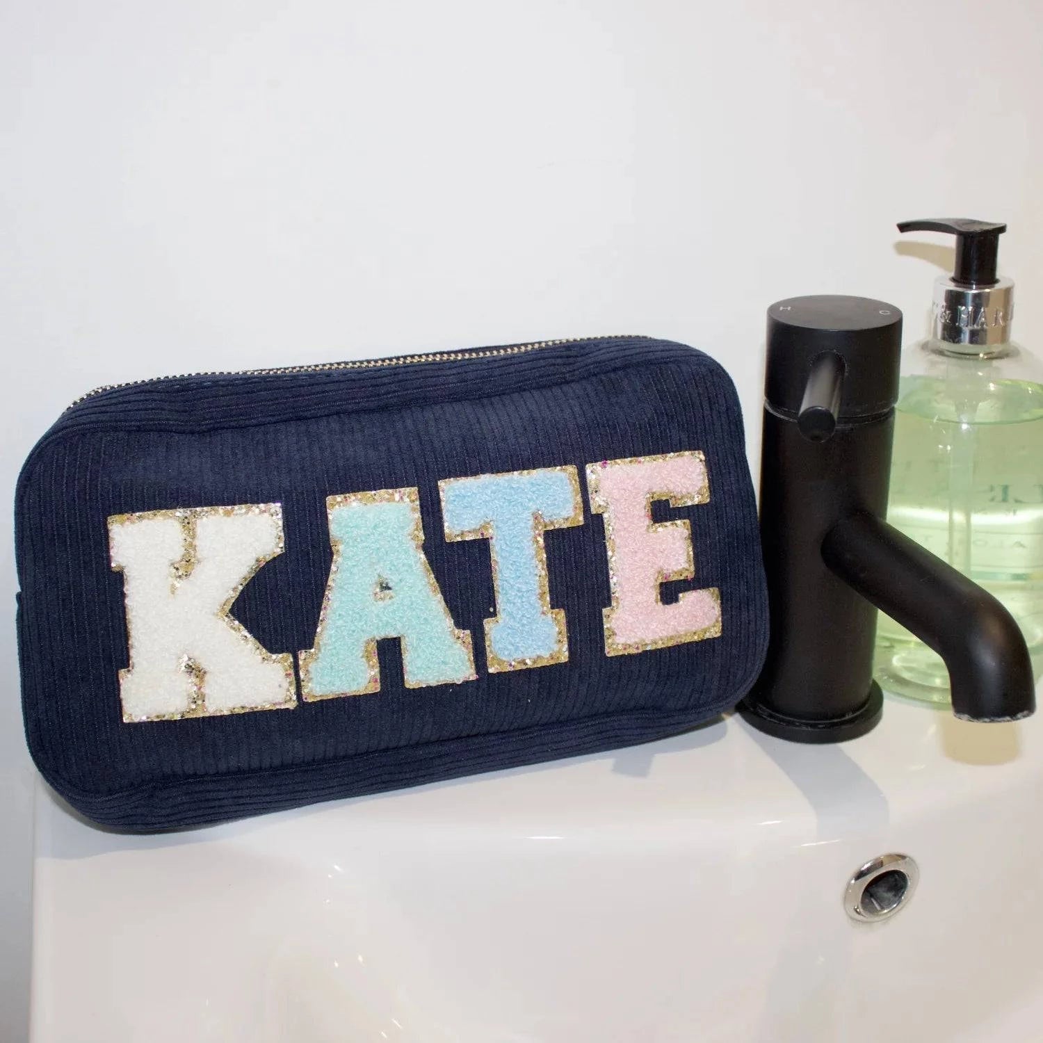 Wedding Bridal Party Personalised Make-Up Cosmetics Bags - MYLEE London