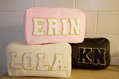 Wedding Bridal Party Personalised Make-Up Cosmetics Bags - MYLEE London